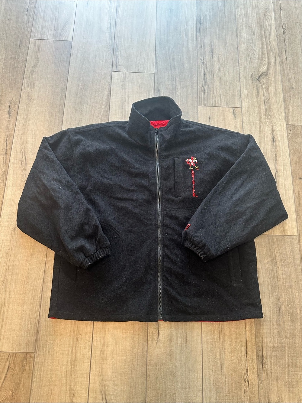 Vintage Pro Player University of Louisville Cardinals Reversible Jacet.